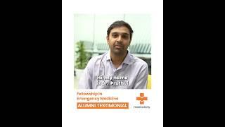 Fellowship in Emergency Medicine | Alumni Testimonial | Medvarsity