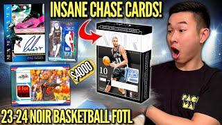 ONE OF THE CRAZIEST SETS EVER (BOOM)!  2023-24 Panini Noir Basketball FOTL Hobby Box Review