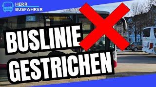 Warum wird meine Buslinie einfach gestrichen? #herrbusfahrer