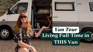 Van Tour | Full Time Living in My Budget Friendly, Practical Camper Van