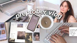 preptober writing/study vlog! let's plan for nanowrimo together! + details about my book!