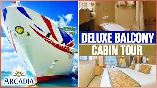 P&O Arcadia Deluxe Balcony Cabin Tour