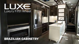 Luxe Elegante 33EFS Featuring Dark Brazilian Hardwood Cabinetry