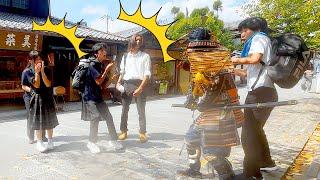 #67 SAMURAI Mannequin Prank in Kyoto Japan | Japanese shogun prank for traveler at Kiyomizu Temple