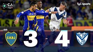 Boca 3 - 4 Vélez | EN UN PARTIDAZO, EL FORTÍN ELIMINÓ AL XENEIZE | Copa Argentina 2024 | Semifinales