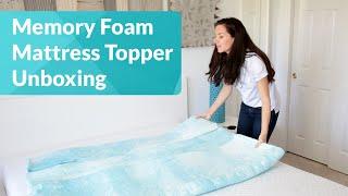 How to Unbox Your Memory Foam Mattress Topper