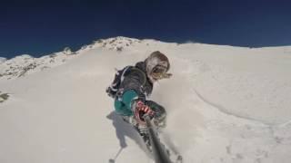 Snowboarding Powder in Serfaus Fiss Ladis