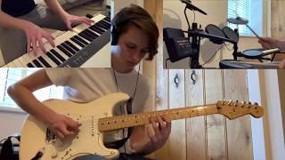 Jazz Funk Guitar Improv (with drums and piano) - Max Huddart