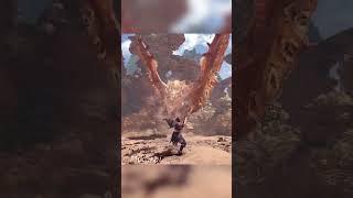 Gold Rathian can't escape the Hammer #monsterhunter #iceborne #hammer #shorts