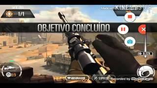 Sniper X avnçando no mapa