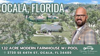 For Sale: Modern Farmhouse in Ocala FL - Pool ,Workshop ,No HOA Near Downtown!