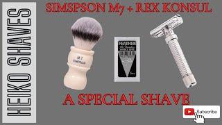 Simpson M7 + Rex Konsul - A Special Shave!