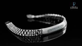 Men of Platinum | The Platinum Interlinked Embellished Bracelet