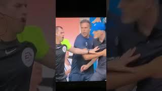 Chelsea vs Tottenham fight # managers scuffing # rivalry#
