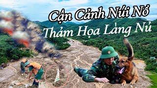 CHÓ NGHIỆP VỤ PHÁT HIỆN DẤU VẾT CÓ THI THỂ SÂU DƯỚI BÙN ĐẤT