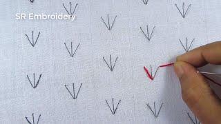 Hand Embroidery All over Design, Easy Tricks For Dress By SR Embroidery