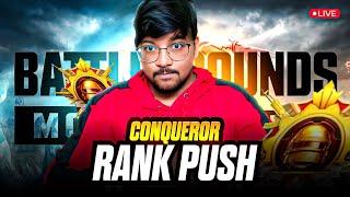 CONQUEROR PUSH NEW SEASON   || BATTLEGROUNDS MOBILE INDIA || 1714