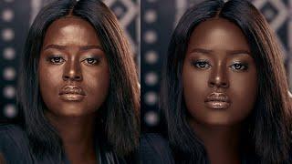 High-End Skin Retouching Step by step Using Frequency Separation In Photoshop | Beginner Tutorial