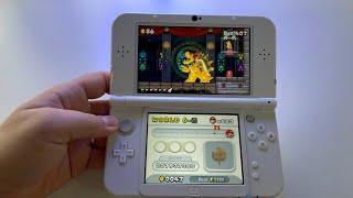 Super Mario Bros 2 Gold Edition - final level boss | The New Nintendo 3DSXL handheld gameplay