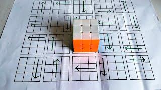 Rubik's Cube Reversible Pattern  || Magical  Tricks  || #cube  #youtube #rubikscube ‎@cubesking747