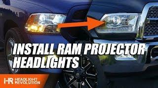 Change out RAM Reflector Headlights to Projector Headlights with this Harness.