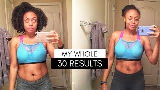 MY WHOLE 30 PROGRAM RESULTS | Kaisha Creates