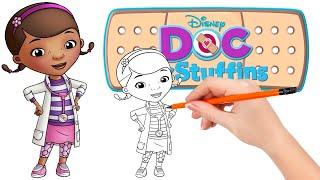 How to draw - Doc McStuffins takes care of all her second injured toys