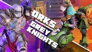 ORKTOBER Battle Report Special - Grey Knights vs Orks -  Warhammer 40k