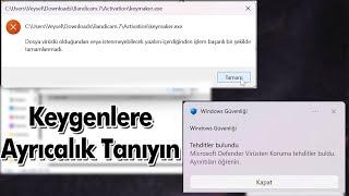 Windows Tehdit Olarak Algıladığı Dosyalara Ayrıcalık Nasıl Tanınır?  Dosyaları Güvenilir Yapın