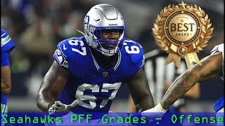 Pro Football Focus Seahawk Grades - Offense: Charles Cross ascending, Bradford has work to do