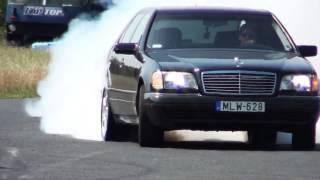 Mercedes S 600 V12 Biturbo 0-270km/h acceleration, and burnout || KO 860