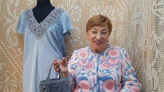 Кокетка "Женский день". Мастер-класс по вязанию крючком от О. С. Литвиной.
