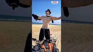 Ask again when we go to see the sea  Huang Dasheng (黄大圣) #chinese #model #boyfriendpower #fullaura