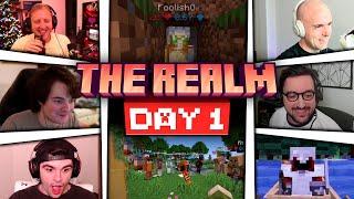 THE START #1 | FUNNY MOMENTS | THE REALM SMP | KARMA EXTRA