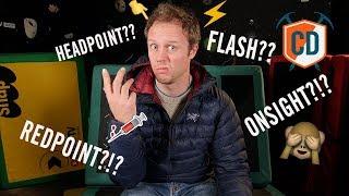 What Does A Flash, Onsight, Redpoint and Headpoint Mean? | Climbing Daily Ep.1111