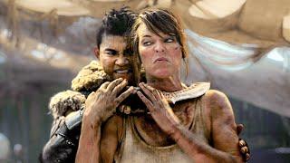 The Brutal Hunter vs. Artemis Fight | Monster Hunter (Milla Jovovich, Tony Jaa)