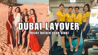 DUBAI LAYOVER | Flight Attendant Life by Jen Barangan