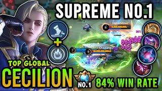 Supreme No.1 Cecilion!! Top Global Cecilion Best Build 2025 | Cecilion Gameplay ~ MLBB