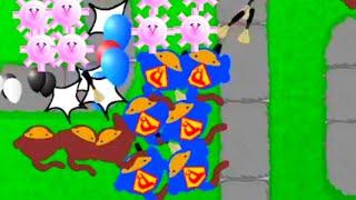 Bloons Tower Defense 1 Walkthrough 100% No Lives Lost (HD)