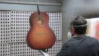 Guitar Finishing - Applying the Dark 3rd Sunburst Color