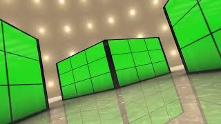 Green Screen Background Video Effect No Text | Wall Motion Graphic Template Copyright Free