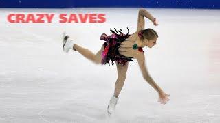 Craziest Saves & Almost Fall Off Moments in Figure Skating #3