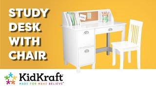 Study Desk with Chair I KidKraft Wooden Desks & Furniture