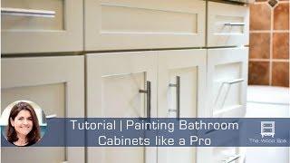 Painting Bathroom Cabinets like a Pro - Speedy Tutorial #14