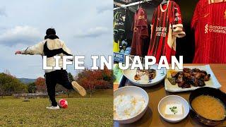 [Vlog] Daily Life in Japan I spent my day off playing soccer to recharge!