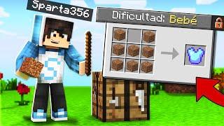 ¡Pasamos MINECRAFT en la NUEVA DIFICULTAD BEBÉ!  Minecraft PERO en MODO BEBÉ con MIKECRACK