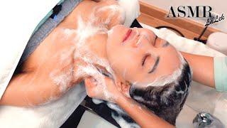 The MOST RELAXING HAIR WASH & SOAPY MASSAGE at Sabaii Spa [ASMR unintentional in Real Spa]