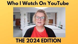 YouTube Recommendations - Who I Watch On YouTube - 2024 Edition