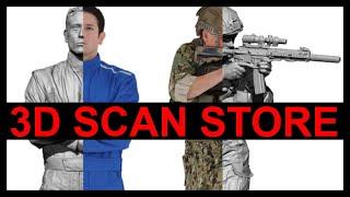 3D Scan Store for Instant High-Quality Models