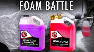 FOAM CANNON SOAP BATTLE ADAMS MEGA FOAM vs ADAMS ULTRA FOAM SHAMPOO